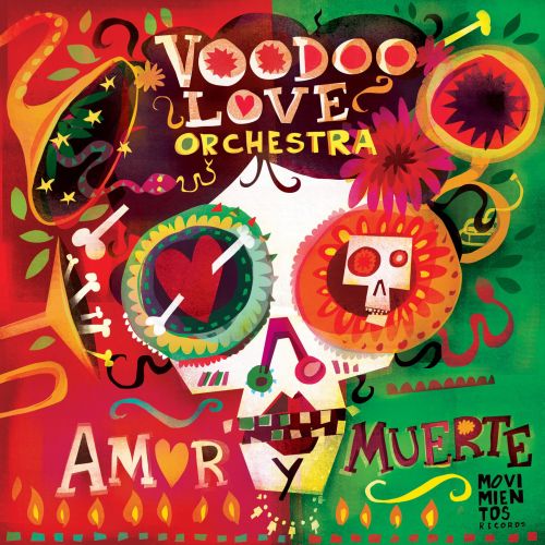 Illustration for voodoo love orchestra album by Lee Hodges