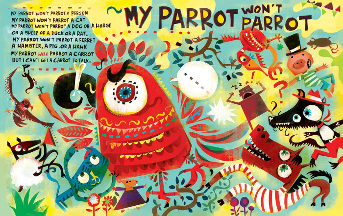 Cover art of  My Parrot for Children's magazine