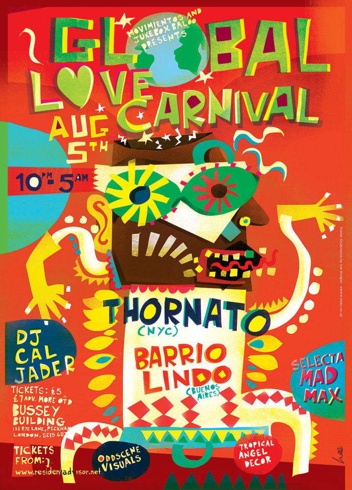 Love Carnival advertising poster