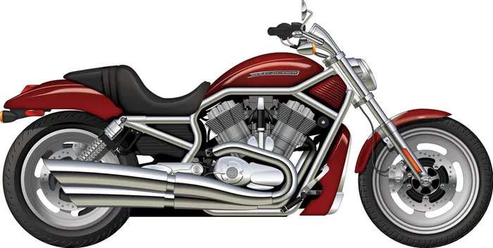 Illustration of Harley Davidson V-Rod