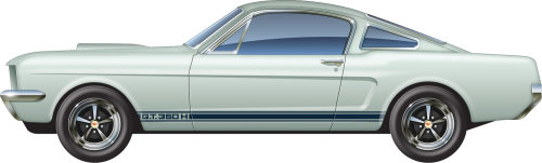 Illustration of Ford mustang