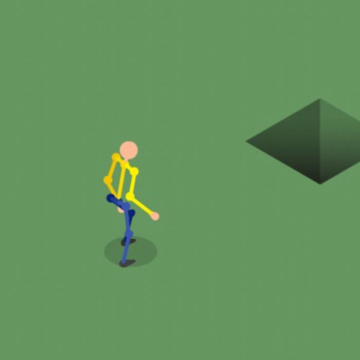 cartoon ravine animation
