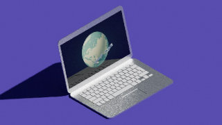 笔记本电脑 3D 动画
