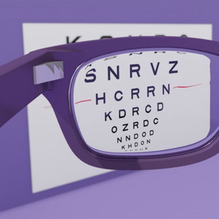 Optician sight chart animation
