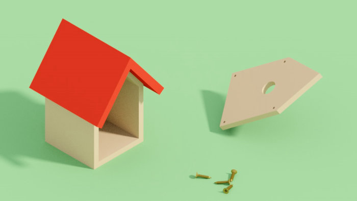 Birdbox Assembly 3d animation
