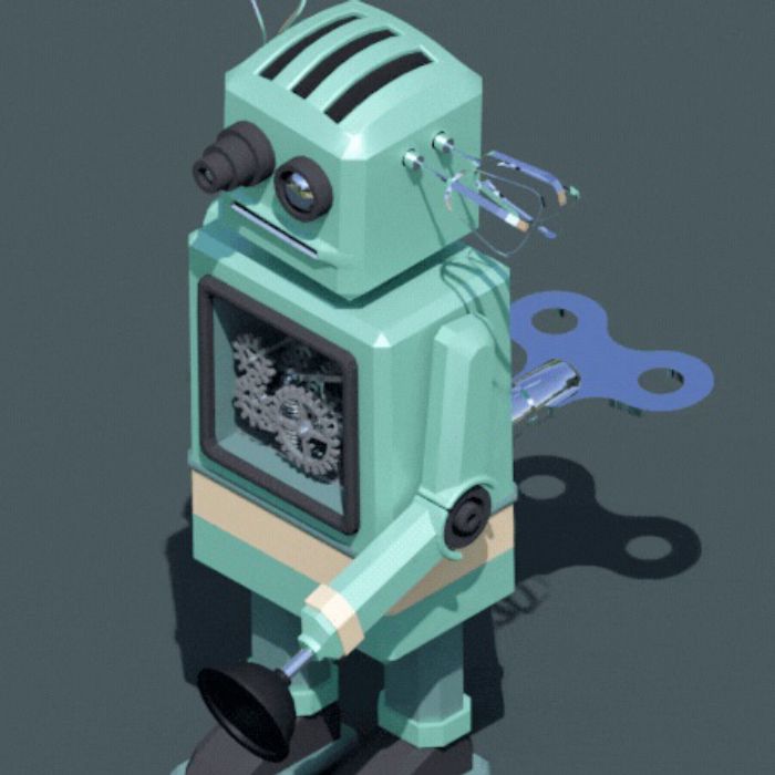 Kitchen Appliance Robot animation
