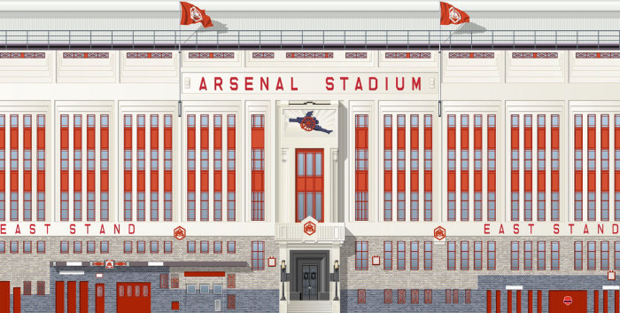 Thirties Arsenal Footbal stadium
