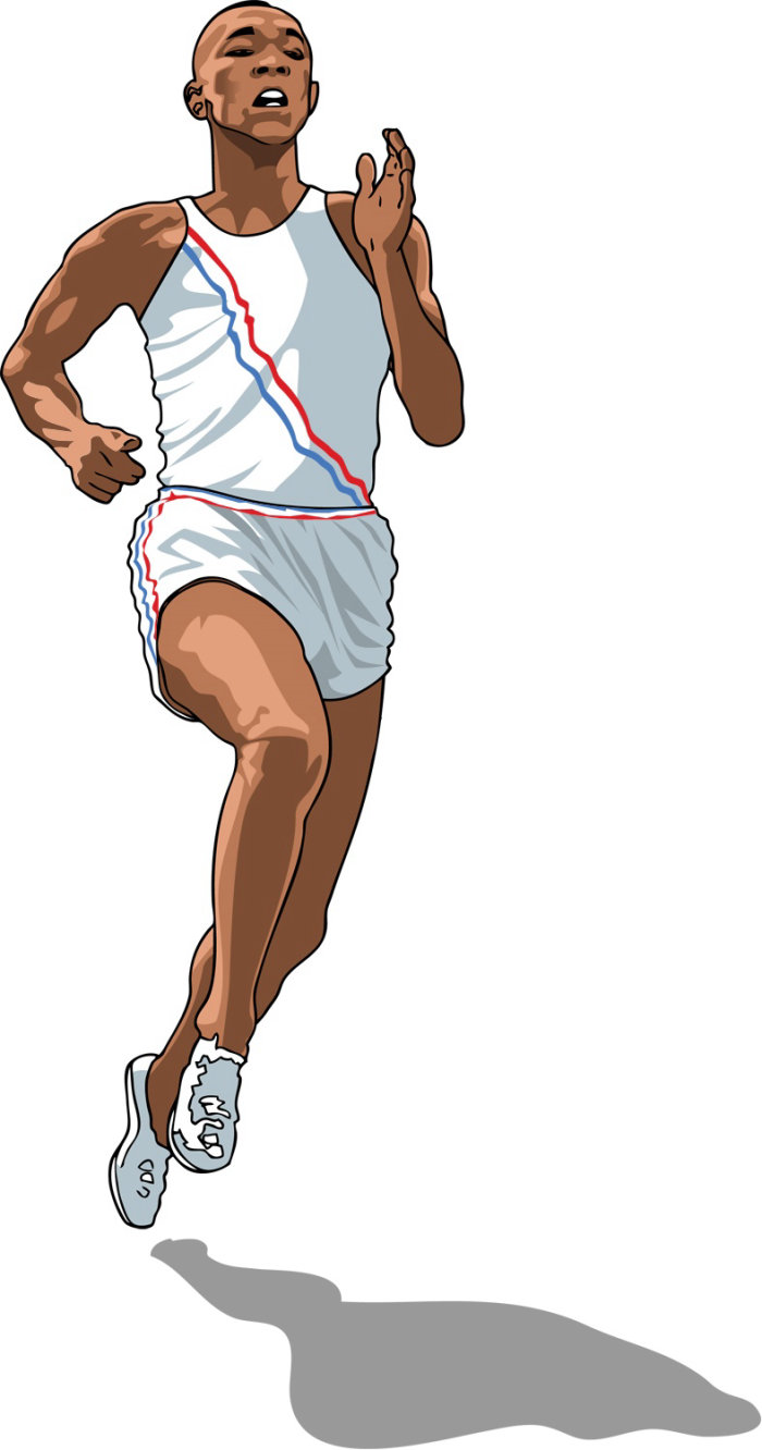 Jesse Owens Running
