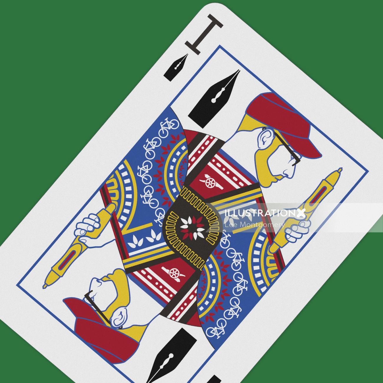 Graphic Playing Card
