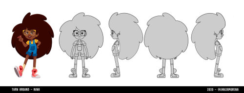 Design de personagens - Nina