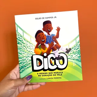 Book cover with two boys smiling at a soccer stadium