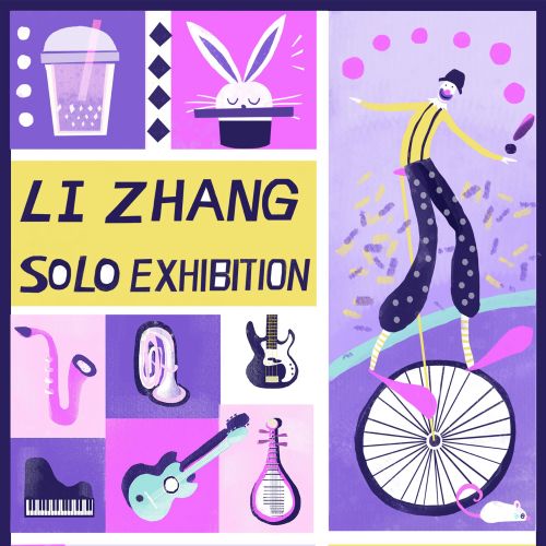 Li Zhang's Personal art show poster