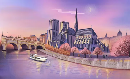 One page from the book "Islands". Paris