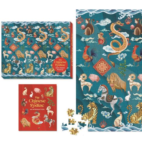 The Chinese Zodiac as shown in a 500-piece jigsaw puzzle