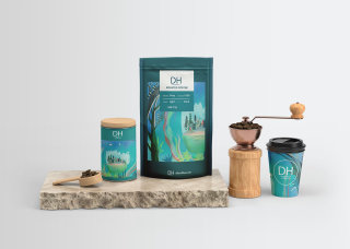 Packaging design of DH roasted coffee