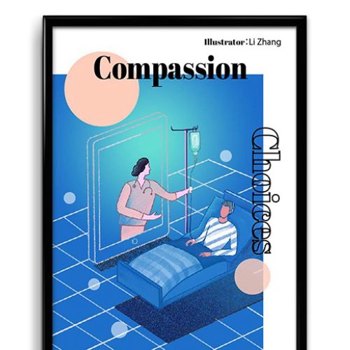 Poster about compassion choices