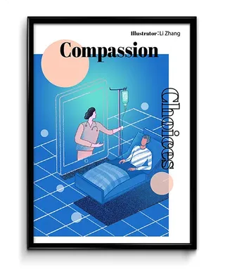 Poster about compassion choices