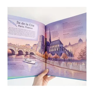 Island" book interior illustration