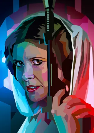 Elegant & Timeless Princess Leia Organa Artwork