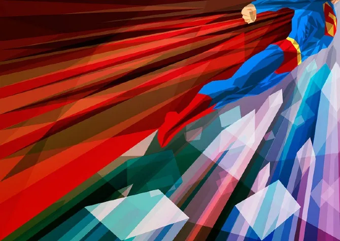 Superman illustration