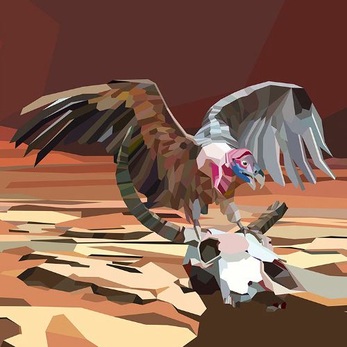 3D illustration of an Eagle