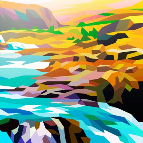 River, landscape by Liam Brazier
