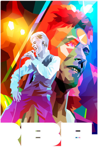 Illustration numérique de l&#39;homme chantant
