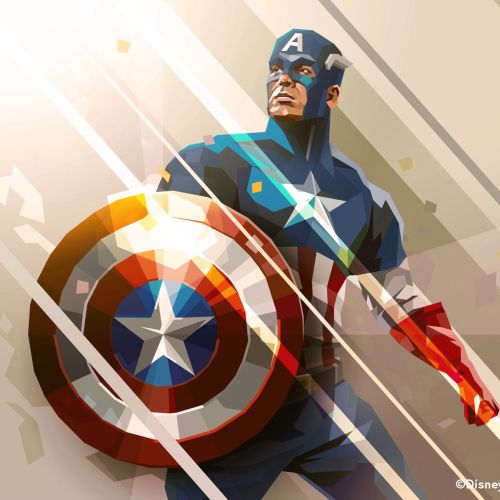 Graphic Captain America