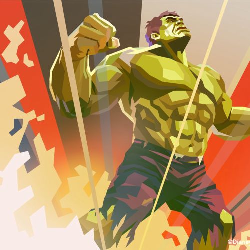 Marvel’s Hulk Artwork Commissioned for Disneyland Paris