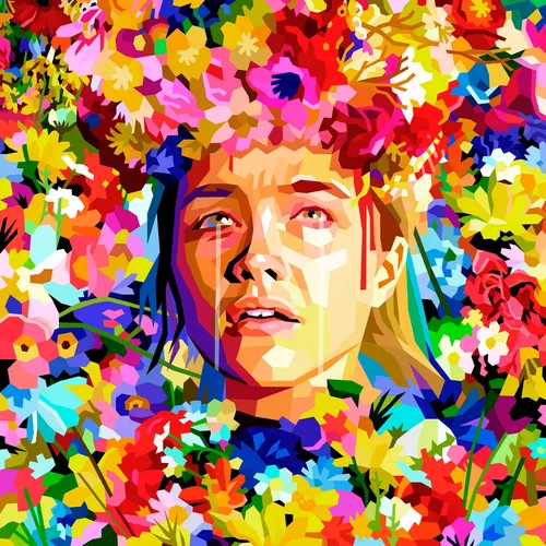 Grafikdesign im Sommerzeit-Stil