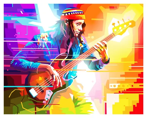 Ein lebendiges Porträt des amerikanischen Bassisten und Komponisten Jaco Pastorius
