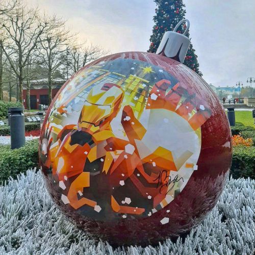 Giant Iron-Man Christmas bauble