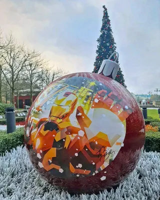 Giant Iron-Man Christmas bauble