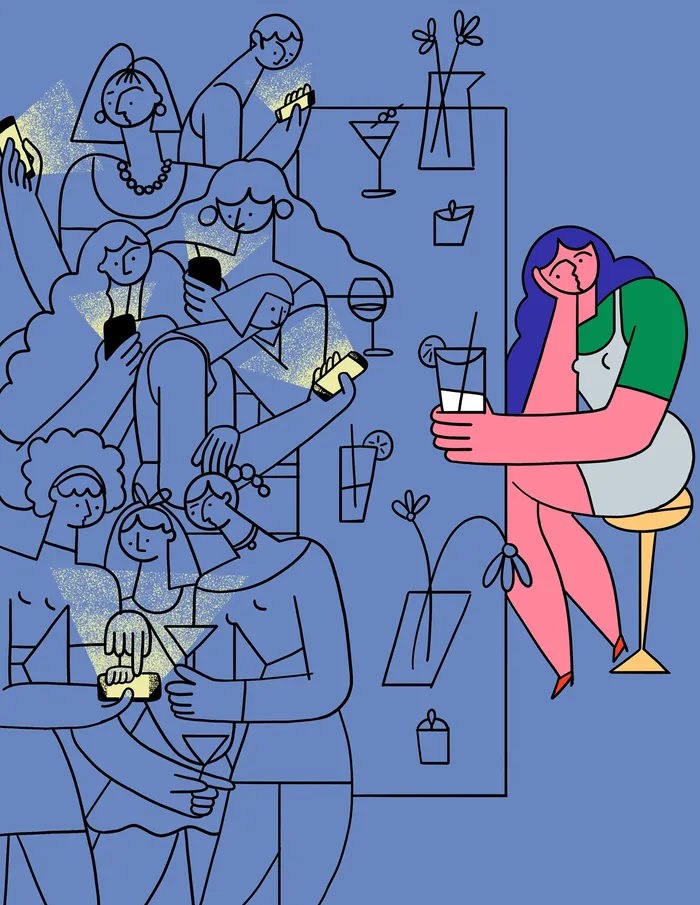 Editorial Illustration for Vogue Me by Lin Chen