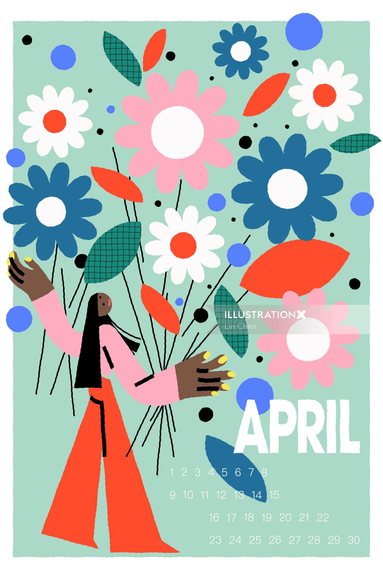 Graphic April wallpaper