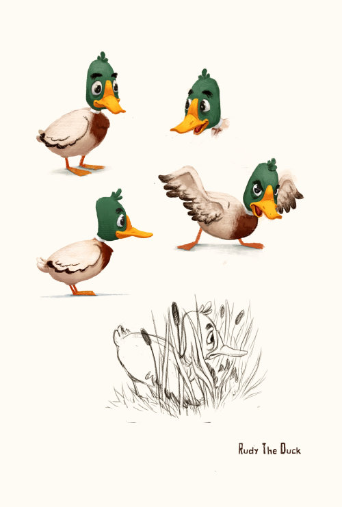 Duck Character Design By Lisa Beta