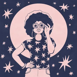 Contemporary portrait of confident woman stargazing by Lively Scout