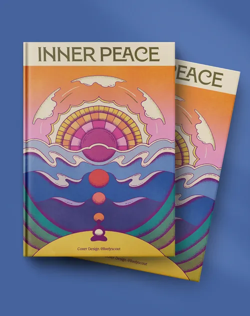 Inner Peace book cover design by Lively Scout