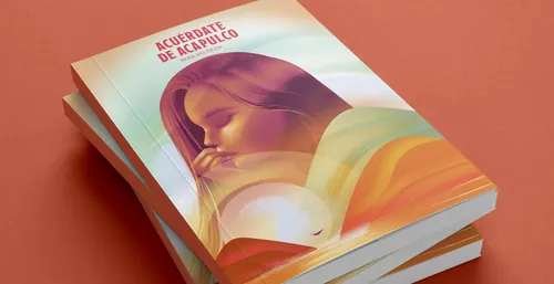 Illustration de Liz Merino pour la couverture du livre Acuérdate de Acapulco