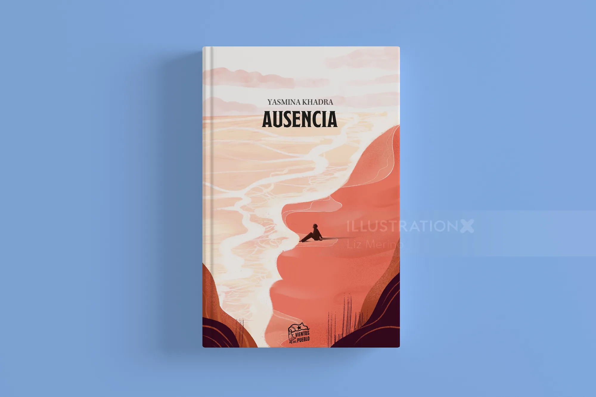 Portada del libro Ausencia ilustrada por Liz Merino.