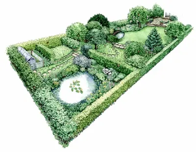 Jardin paysagé
