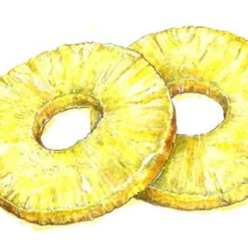 Small pineapple rings
