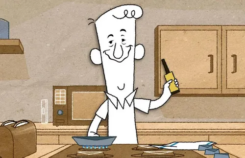 Flee in Should Have Got A Takeaway animation of don't cook while drinking alcohol