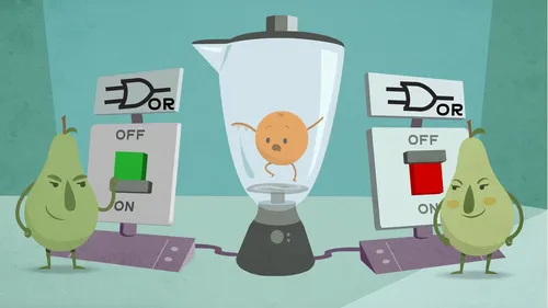 Educational graphics film of Logic Gates Working 