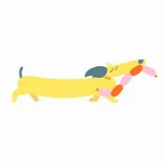 animated Image of Sausage Dog