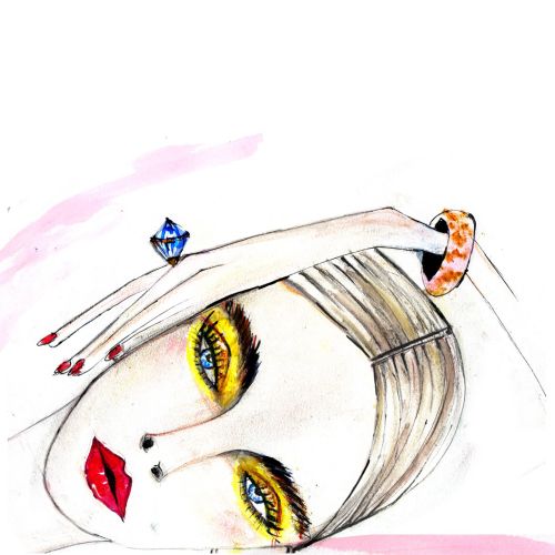 Lucia Emanuela Curzi Ilustrador de moda y belleza • Londres