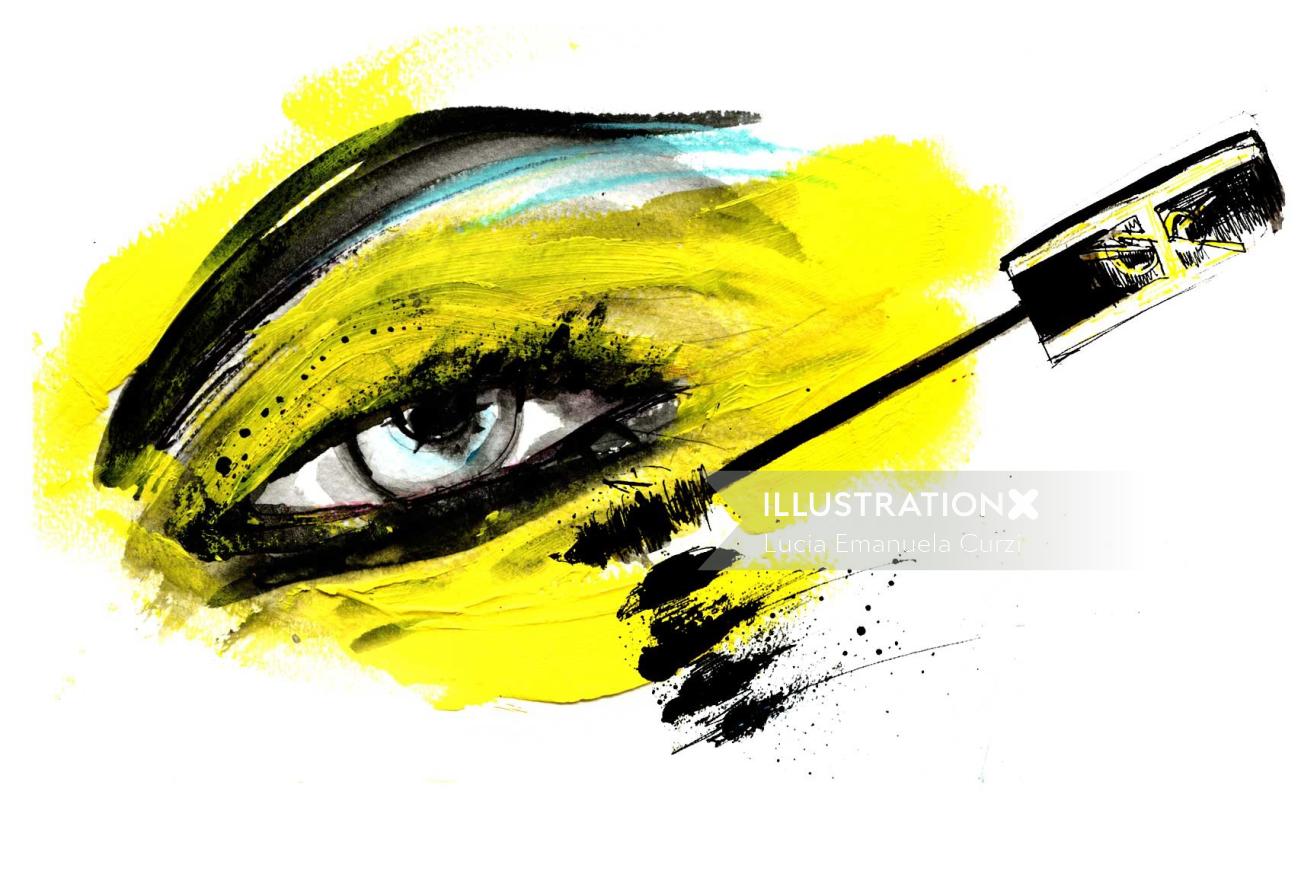 Eye illustration by Lucia Emanuela Curzi