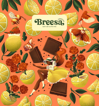 Proyecto de packaging para chocolate Breesa