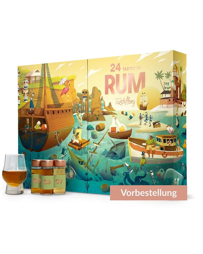 Alcohol themed advent calendars for Tastillery