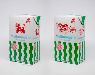 Packaging work for Mellanmjolk